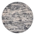 thumbnail image 3 of Unique Loom Caspian Collection Area Rug - Atyrau (4' 1" Round Gray/Ivory), 3 of 12