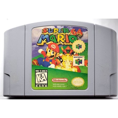 Super Mario 64 - Nintendo 64 video game N64-