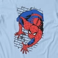 thumbnail image 3 of Marvel Comics Retro Spider-Man Classic Crouch Pose Men's T Shirt (Light Blue, S-XXXL), 3 of 4