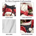 thumbnail image 4 of luoweisi Men's Beach Shorts Quick Dry Swim Trunks with Mesh Lining Christmas Santa Claus S, 4 of 5