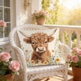 thumbnail image 6 of Throw Pillow Cover 18x18 Inch Cute Patterns Print Soft Breathable Hidden Zipper Decorative for Sofa Living Room by MPOISVA, 6 of 7