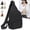 01#Black, variant on Small Sling Bag for Women Men, Small Backpack Chest Daypack,PU Leather Crossbody Bag for Travel Outdoor Hiking, Orange