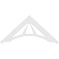 thumbnail image 4 of Ekena Millwork 48"W x 22"H x 1"P (11/12) Pitch Stanford Architectural Grade PVC Gable Pediment, 4 of 5