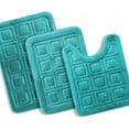 thumbnail image 1 of Large, Small and Contour Bathroom Rug Set, Memory Foam Bath Mat Set, Soft Comfortable, Water Absorption, Non-Slip, Thick, Machine Washable, 1 of 6