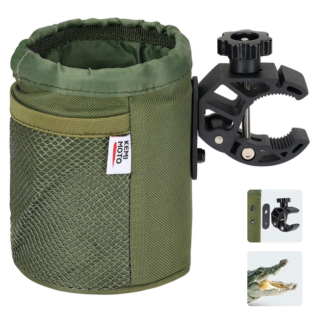 Portavasos para moto KEMIMOTO, tela Oxford, color verde militar