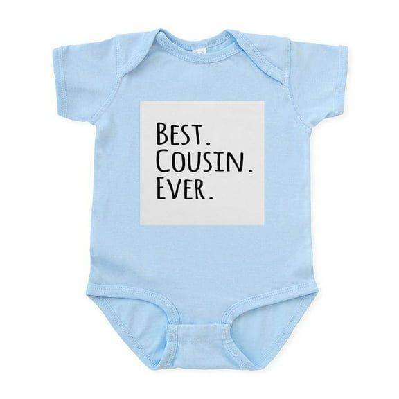 CafePress - Best Cousin Ever Body Suit - Baby Light Bodysuit, Size Newborn - 24 Months