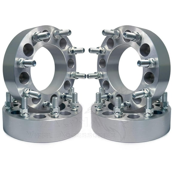 4Pc 8x6.5 To 8x170 Wheel Adapters 2" Inch For 1987-1998 Ford F-250 F-350 9/16-18