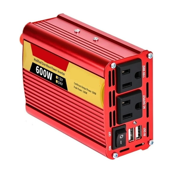 Inverters 12V/24V 110 60HZ 600W 1500W 2000W 2500W, Vehicle-Mounted Household Frequency Vonverter ,Easy to Operate