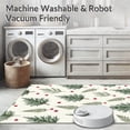 thumbnail image 5 of ODIKA 6'x9' Machine Washable Non-Slip Area Rug, Joyful Winter Wonderland Decorative Seasonal Floor Protection Kit High Traffic Rug, Green, 732221, 5 of 5