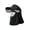 Black-1, variant on Fishing Hat UPF50+ Sun Hat with Detachable Neck Flap & Face Cover for Men and Women, Wide Brim Hat Breathable Packable