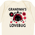thumbnail image 4 of Inktastic Valentine's Day Grandma's Lovebug Girls Long Sleeve Baby Bodysuit, 4 of 5