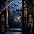 thumbnail image 7 of Enchanting Witch Wall Art Hanging Ornament, Vintage Moon Witch Window Decor, Spooky Gothic Decoration for Halloween Home Garden Girl Bedroom Living Room Decor, Blue, 7 of 7