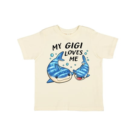 

Inktastic My Gigi Loves Me- Whale Shark Gift Toddler Boy or Toddler Girl T-Shirt