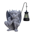 thumbnail image 2 of LOVIVER Garden Gargoyle Statue with Solar Light Decorative Lighting for Walkway Lawn, 2 of 8