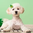 thumbnail image 4 of Lazos, Lazos para coronas, Lazos para el cabello, Decoración con lazos Irlanda San Patricio Cabeza de mascota Flor Lazo Cabeza Flor Bandas de cuero Accesorios Nylon Spandex Accesorios de banda de cuer, 4 of 6