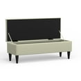 thumbnail image 6 of 46.5" Upholstered Storage Bench in Beige, 6 of 8