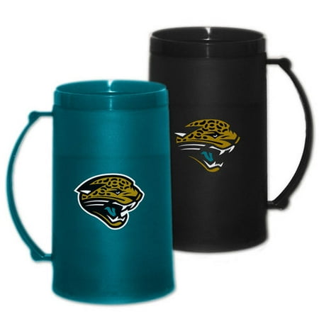 NFL - Jacksonville Jaguars 15 oz Freezer Mug 2 Pack: Home & Away H20 Mug Set