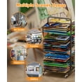 Art Drying Rack with 40 Removable Shelves, Mobile Metal Paint Drying ...