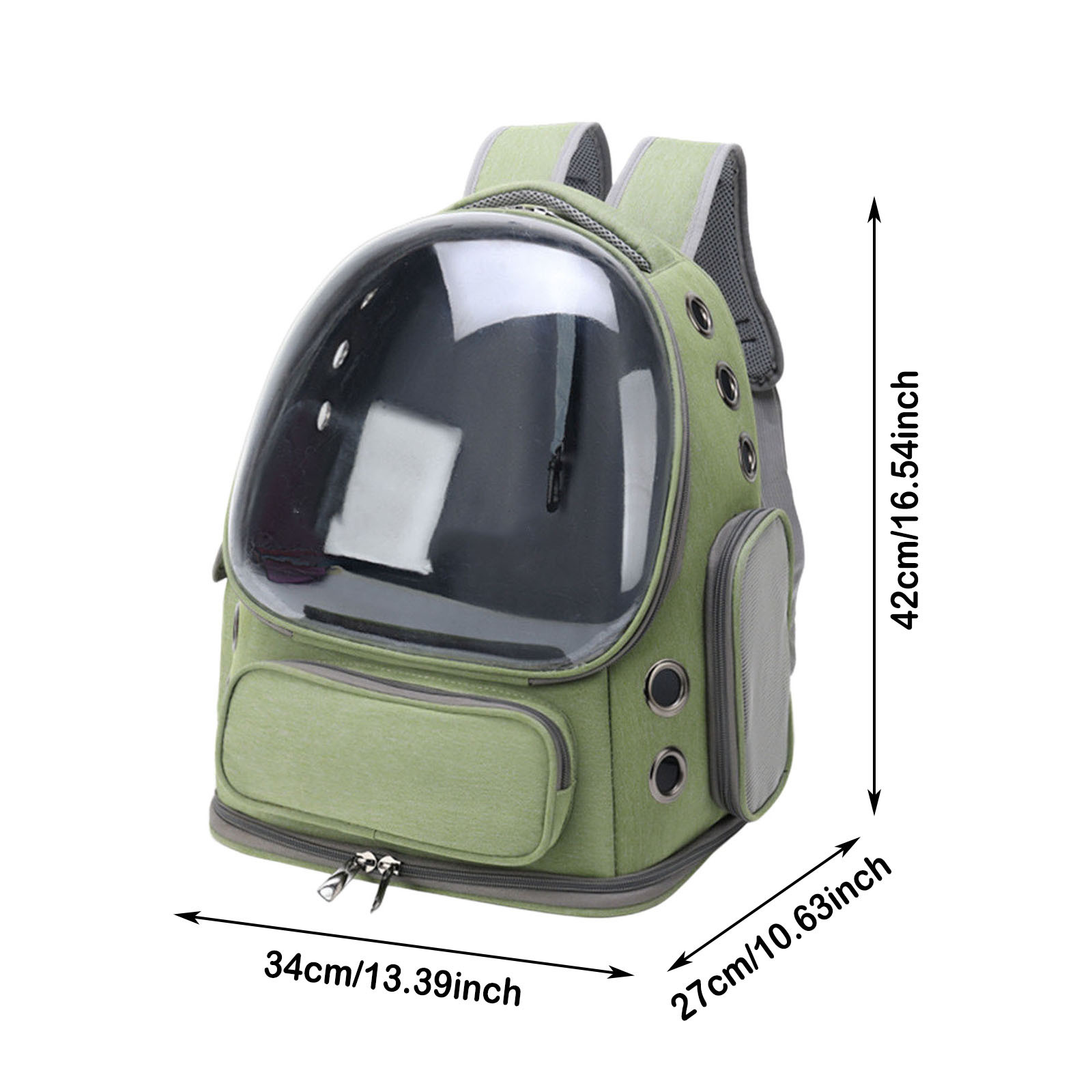 Cat Travel Backpack for Cats with Transparent Window Large Internal Space Breathable Design Ideal for Hiking Camping Outdoor Adventures