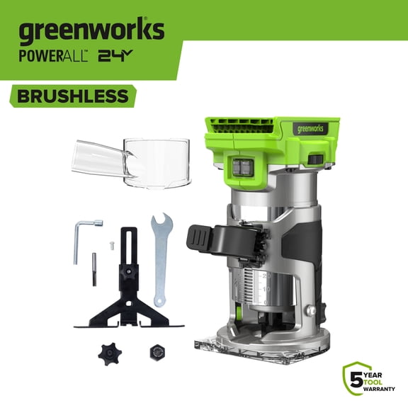 Greenworks RT350A1 24V Cordless Router Tool