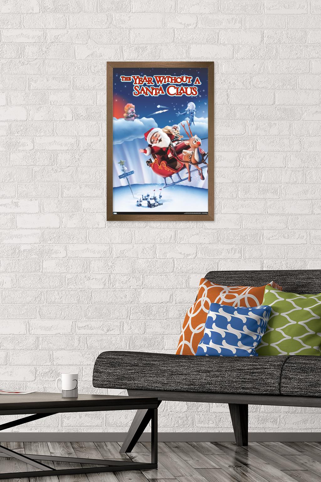 The Year Without A Santa Claus - One Sheet Wall Poster, 14.725" x 22.375", Framed