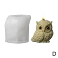 thumbnail image 5 of Silicone Owl Candle Mold for Candle Making, Handmade Soap, Chocolate and Other Small Items with Multiple Sizes and White Color, 5 of 9