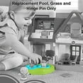 thumbnail image 4 of Replacement Parts for Little People Friends Together Playhouse - HBY89 ~ Replacement Pool, Grass and Hinge Pin, 4 of 6