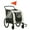 White#1, variant on Dog Bike Trailer - 3-Entry Pet Carrier Bicycle Wagon with 20" Wheels for Medium Dogs, Red/Black (51.3"L x 28.8"W x 35.5"H)