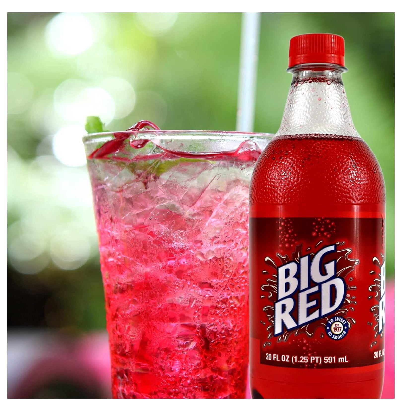 Big Red Soda 20 oz 24 Pack Bundle By DJWCB (Big Red)