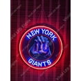 thumbnail image 4 of Queen Sense 24"x24" For New Yorks Sports League Giants LED Sign Light Neon Signs With Dimmer Party Home Wall Decor Lights W124NYGLV2VVD-XLED, 4 of 4