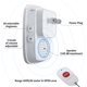 thumbnail image 2 of Botón de llamada inalámbrico de buscapersonas para cuidadores para pacientes de edad avanzada, sistema de alerta de vida personal en el hogar, 2 of 5