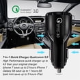 thumbnail image 5 of QC3.0 Fast Charging Car Charging Car Phone Charger 3.1A Dual USB One Drive Two, 5 of 5