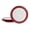 RED, variant on Bico Helios Blue Dinner Plates Set, Set of 4, 10.75 inch, Microwave and Dishwahser Safe, for Pasta, Salad, Maincourse