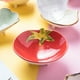 thumbnail image 3 of Cuenco de postre de cerámica de estilo japonés Plato de comida con diseño de tomate encantador Plato de comida para bocadillos Ensalada de frutas, 3 of 5