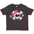 thumbnail image 3 of Inktastic Valentine Holiday Girls Skull Girls Toddler T-Shirt, 3 of 5