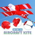 thumbnail image 2 of Kite Sports de Plein Air Vol de Plage avec Ligne Rouge Facile à Voler Activité Amusante, 2 of 9
