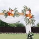 thumbnail image 2 of 2 piezas de flores de seda decorativas para puerta, arreglo floral, rosas artificiales Naranja, 2 of 9
