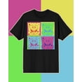 thumbnail image 4 of SpongeBob Squarepants T-Shirt Men's Color Block Grid Character Design Adult Tee, 4 of 4
