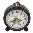 thumbnail image 1 of Vintage Style Alarm Clock Silent Antique Retro Table Clock Decorative Quiet Non-Ticking Clock Classic Retro Clock Desk Alarm Clock (No Battery Included), 1 of 6