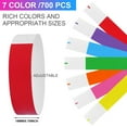 thumbnail image 2 of Colored Wrist Bands 700 Pack Paper Wristbands for Events for Concerts,Playground,Clubs,Events,Hotels,Fairs,Festivals,Screenings Lightweight Adhesive Wristbands, 2 of 7