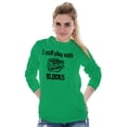 thumbnail image 4 of Play With Blocks Car Engine Mechanic Long Sleeve TShirt Men Women Brisco Brands 2X, 4 of 6
