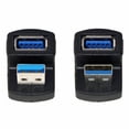 thumbnail image 3 of Chenyang CY 1 Set Up Down Angled USB 3.0 Adapter A Male to Female Extension 180 Degree 5Gbps Adapter, 3 of 6