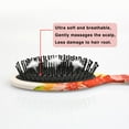 thumbnail image 5 of Hair Brush Pioneer Colorful Floral Cushion Base Hair Brushes Touch Paddle Double Sided Pattern Oval Hairbrush, 5 of 7