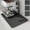 Gray, variant on Coffee Mat,Coffee Bar Mat with Rubber Backed, 12" X 16" Hide Stains Coffee Maker Mat for Countertops, Large Drying Mats for Kitchen Counter, Coffee Bar Accessories, Absorbent Dish Drying Mat (Black)