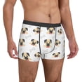 thumbnail image 5 of Men's Boxer Briefs, Funny French Bulldog Bones Soft Comfy Mens Underwear Boxer Briefs Breathable With Widen Waist, 5 of 7
