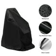 thumbnail image 6 of 210D Oxford Cloth Dust Cover Waterproof Wheelchair Storage Cover Dustproof Windproof UV-proof Bottom Contraction Design for Electric Wheelchairs Indoors & Outdoors, 6 of 6