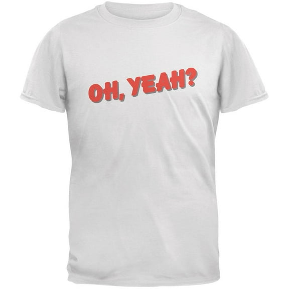 Oh Yeah Inspired By Jeff Beck White Adult T-Shirt - X-Large