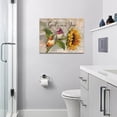 thumbnail image 5 of Hummingbird Sunflower Wall Art Bird Flower Pictures Wall Decor Christian God Gave Me You Canvas Prints Framed Artwork Paintings Home Decorations For Bathroom Bedroom Living Room 16"x12", 5 of 6