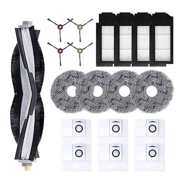 Reemplazo de robots de barrido Allinless para Ecovacs X1 Omni Turbo cepillo principal rodillo cepillo lateral filtro fregona