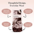 thumbnail image 4 of Kitsch Satin Scrunchies for Women - No Crease, Frizz Control | Softer Than Silk Scrunchies Gentle On Hair Scrunchies for All Hair Types | Stylish Hair Accessories College Essentials - Cameo, 5pcs, 4 of 16